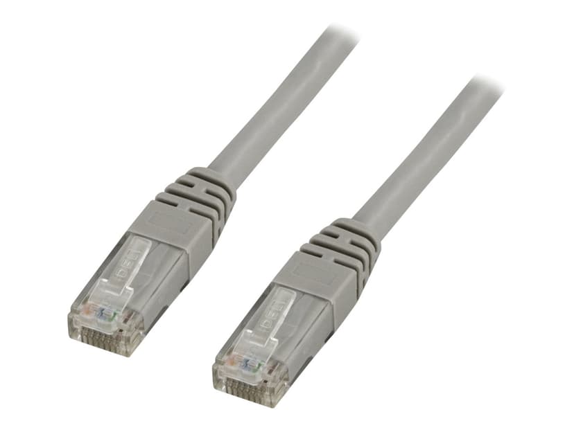 Deltaco Patch Cable Cat 6 5m Grå