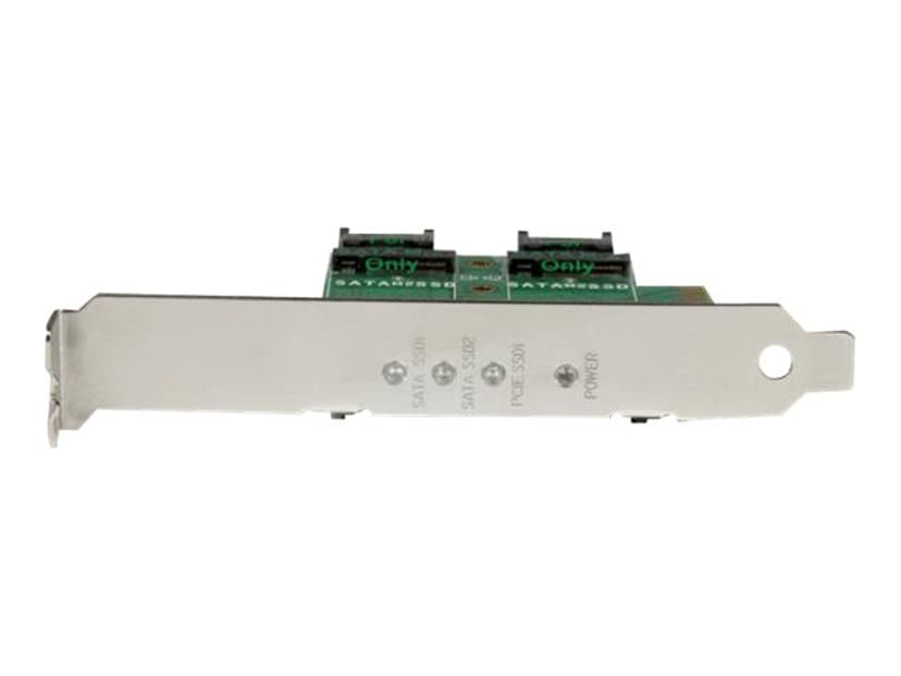 Startech 3PT M.2 SSD Adapter Card 1x PCIe (NVMe) 2x SATA M.2