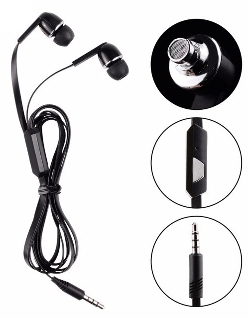 Acutek ACDK-M41 kuulokkeet ja kuulokemikrofoni In-ear Puhelut/Musiikki/Urheilu/Päivittäinen Musta Musta