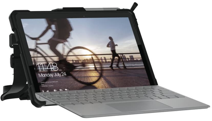 UAG Plasma Case + Shoulder Strap Microsoft Surface Go Grå, Svart
