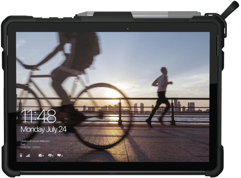 UAG Plasma Case + Shoulder Strap Microsoft Surface Go Grå, Svart