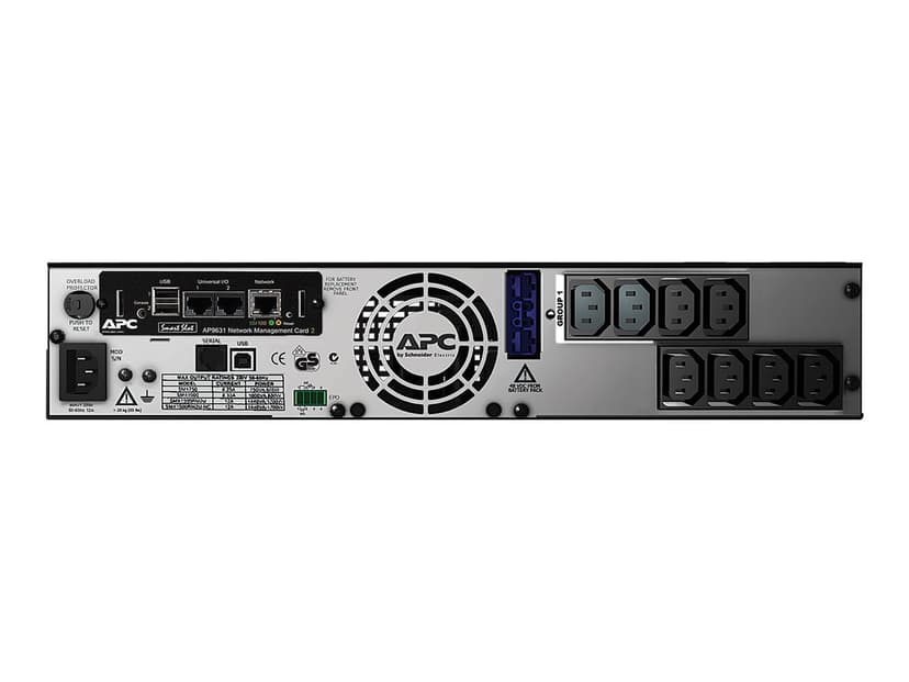 APC Smart-UPS X SMX750INC - 750VA, 8x C13 uitgang, USB, uitbreidbare runtime, NMC