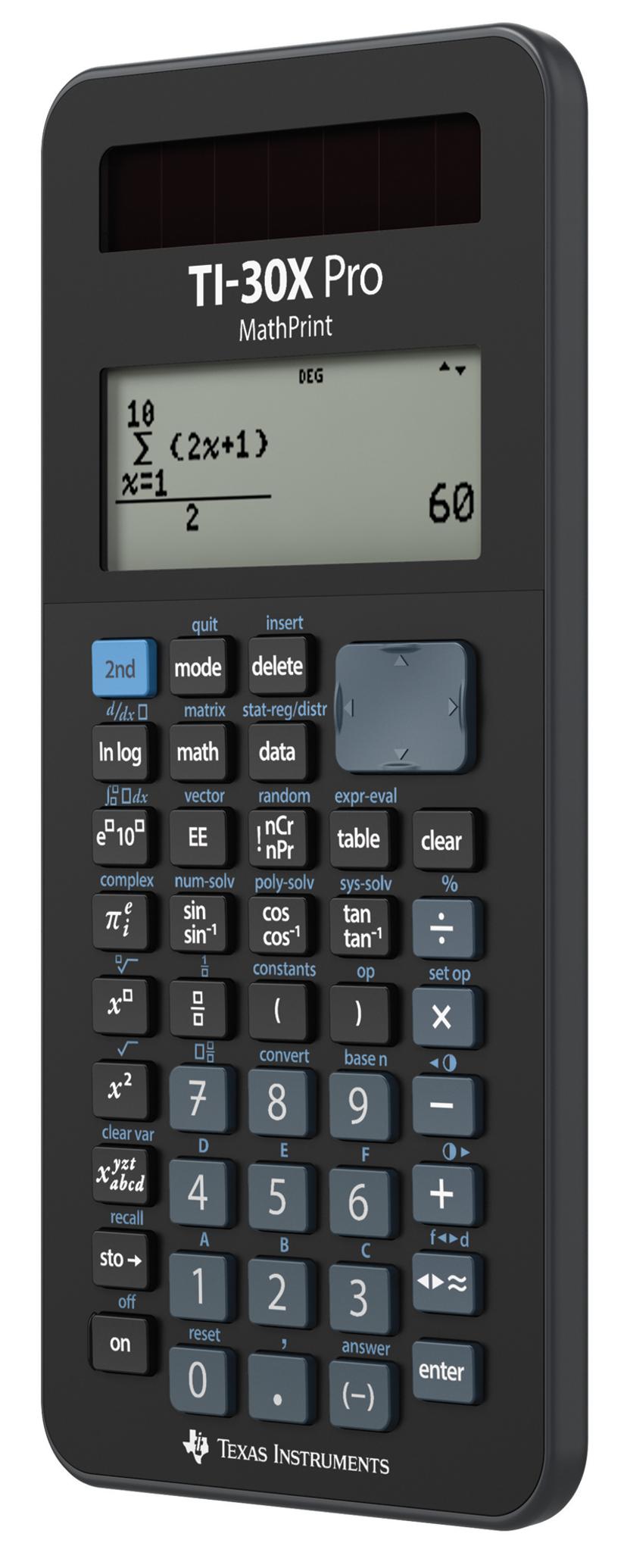 Texas Calculator TI-30X Pro MathPrint