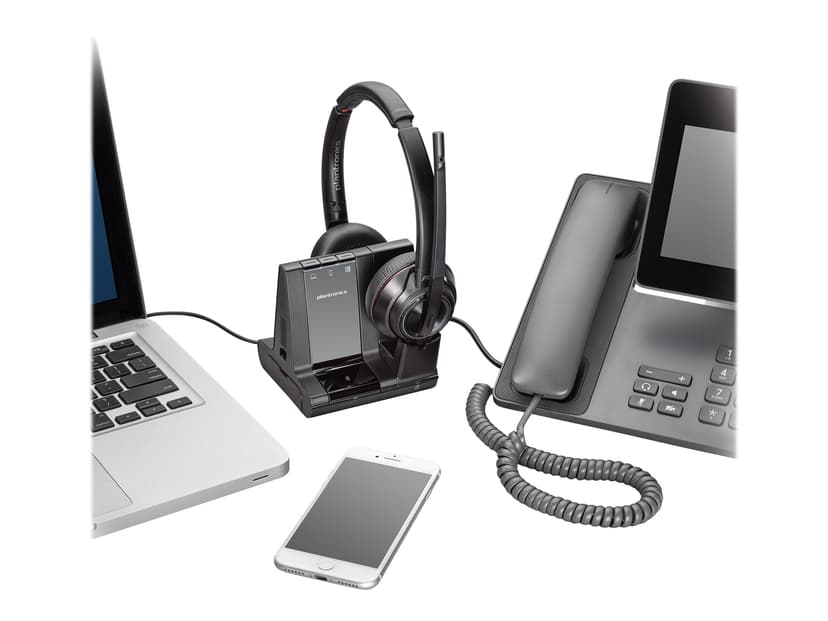 HP Poly Savi 8220-M Office DECT Stereo Svart
