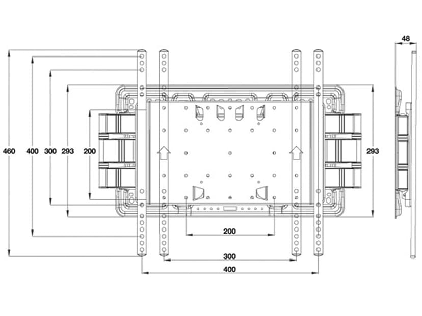 Multibrackets M VESA Super Slim Tilt & Turn Plus