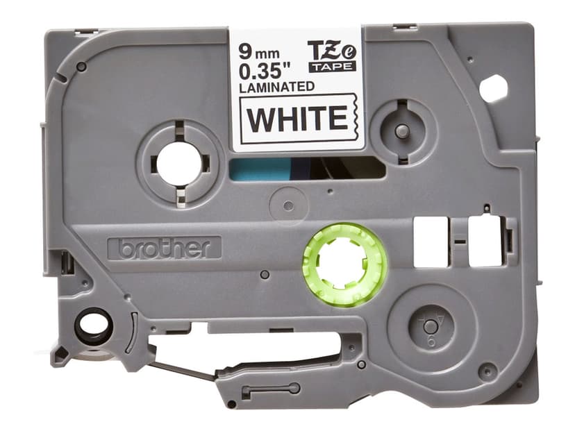 Brother Tape 9mm TZe-221 Svart/Vit