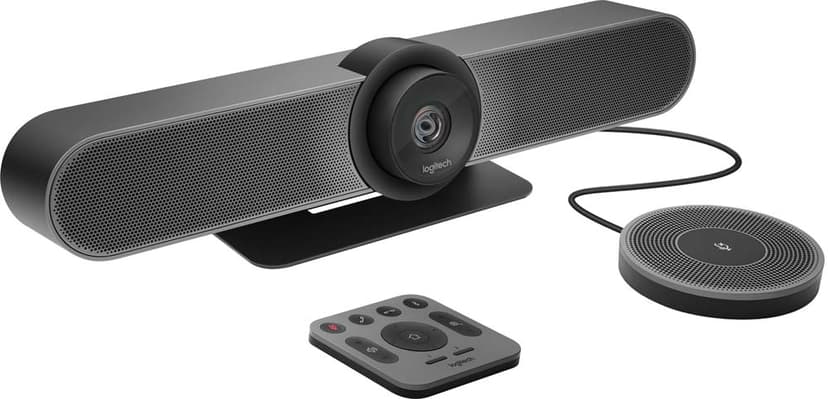 Logitech MeetUp 4K konferenssikamera + laajennusmikrofoni