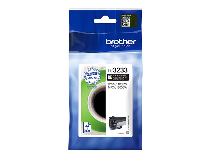 Brother Inkt Zwart 3K LC3233BK - MFC-J1300