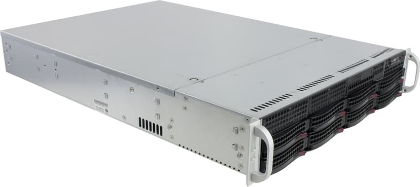 Supermicro SC825 TQC-R740LPB Rack Svart