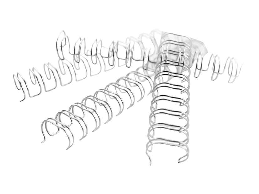 GBC Metallspiral 3:1 NO5 8mm A4 Sølv 100 stk