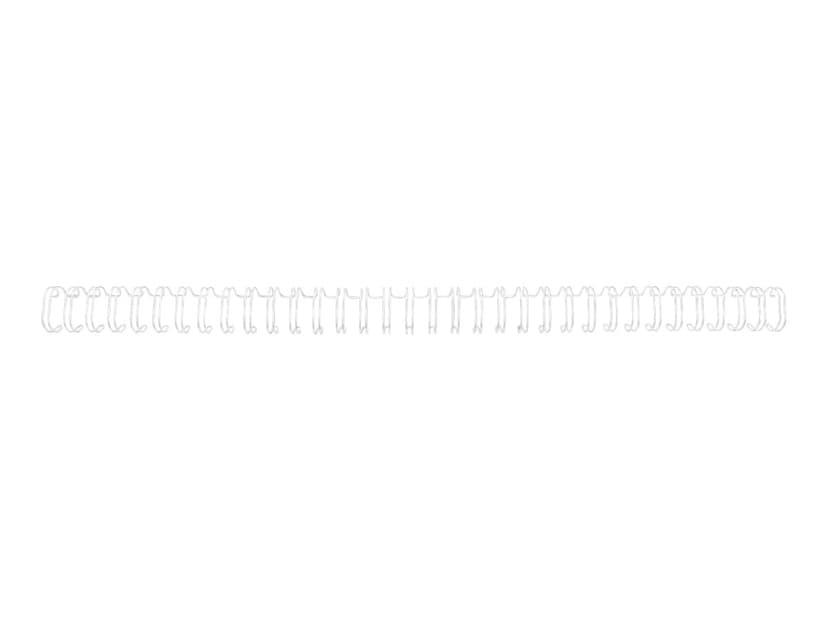 GBC Metallspiral 3:1 NO6 9.5mm A4 Hvit 100 stk