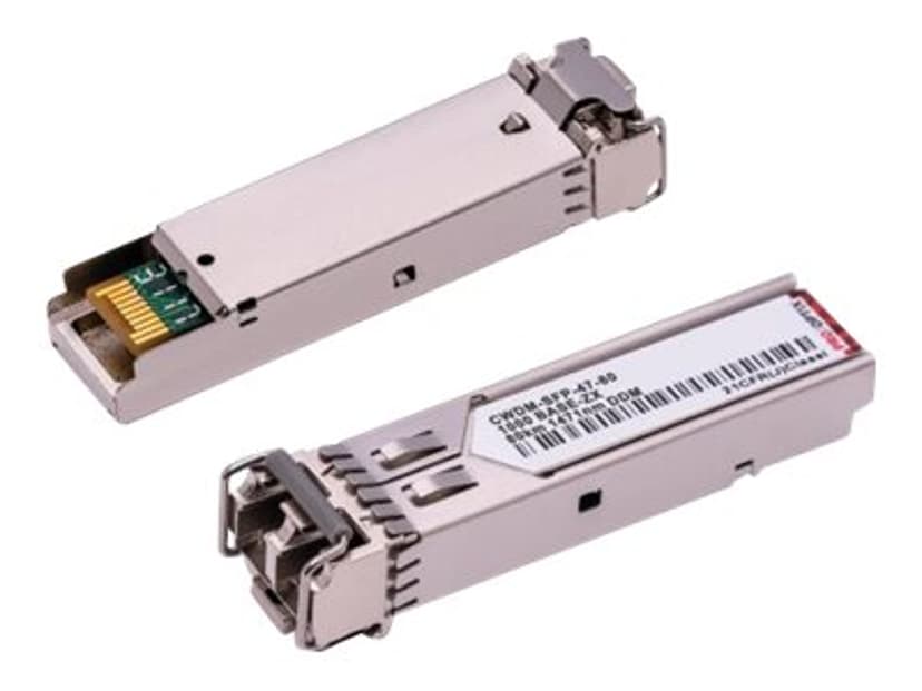 Pro Optix SFP (mini-GBIC) lähetin-vastaanotin-moduuli (vastaavuus: Cisco CWDM-SFP-47-80)
