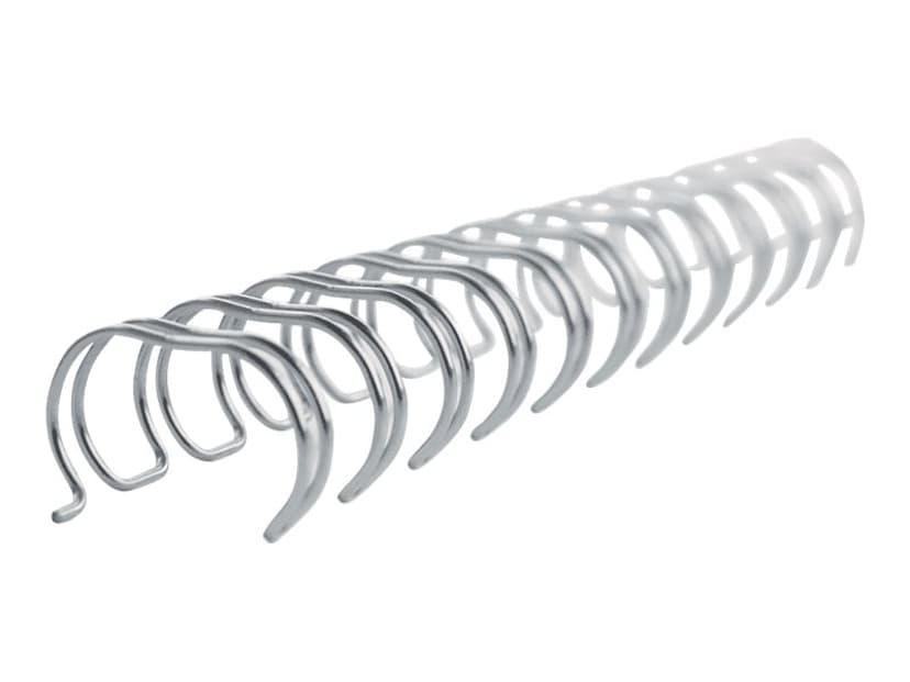 GBC Metallspiral 3:1 NO4 6mm A4 Sølv 100 stk