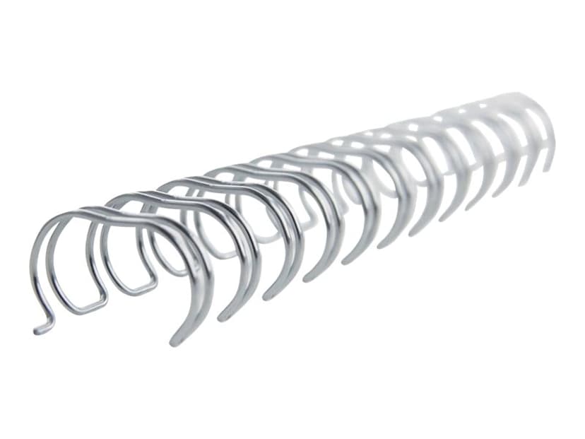 GBC Metal Spiral 3:1 NO7 11mm A4 Silver 100pcs