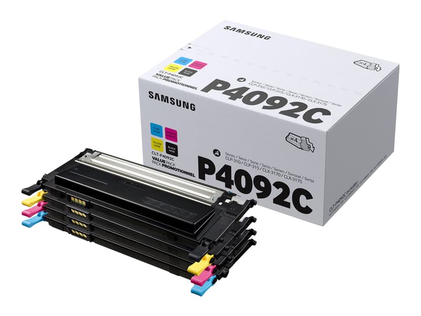 HP Samsung Toner Rainbow Kit (BK/C/m/Y) CLT-P4092c - CLX-317