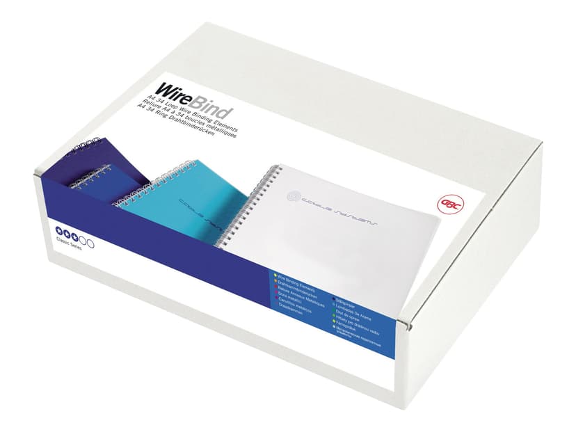 GBC Metal Spiral 3:1 8mm A5 Silver 100pcs