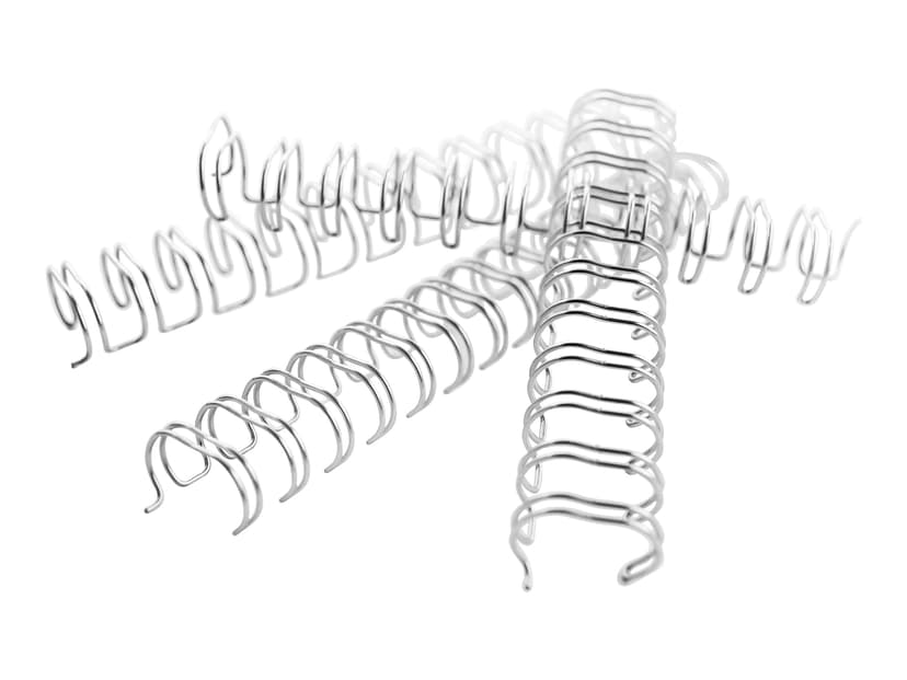 GBC Metal Spiral 3:1 8mm A5 Silver 100pcs