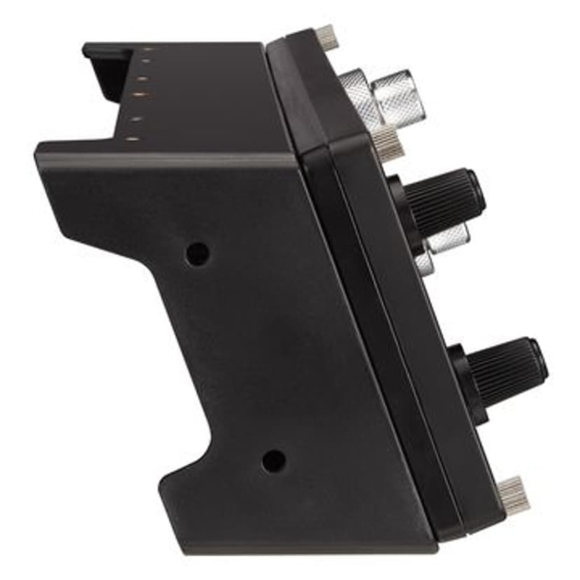 Logitech Pro Flight Radio Panel Hopea, Musta, Punainen