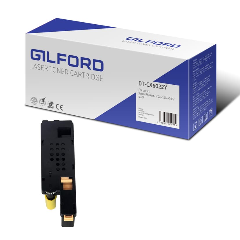Gilford Värikasetti Keltainen - Phaser 6022/Ni, Wc 6027/Ni -106R02758