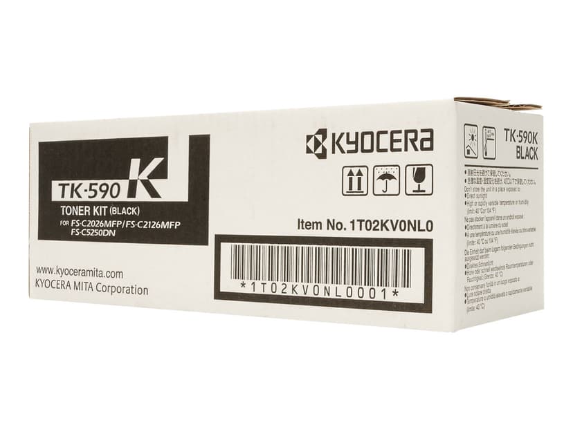 Kyocera Toner Zwart 7k, TK-590k - FS-C2026/2126