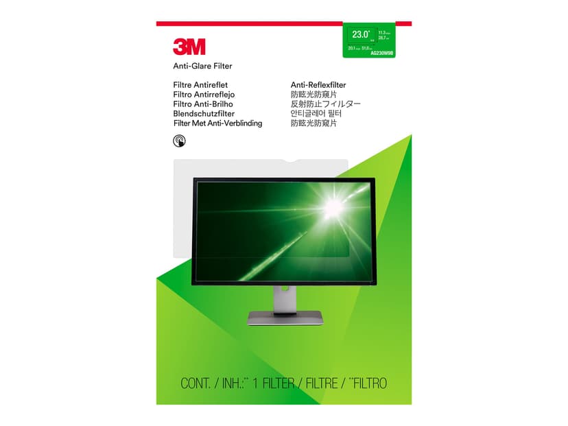 3M Anti-Glare-filter for 23" widescreen 16:9