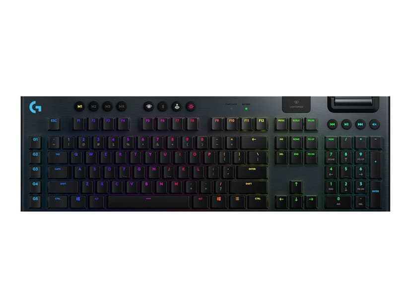 Logitech G915 Lightspeed RGB Trådløs Logitech GL Clicky Nordisk