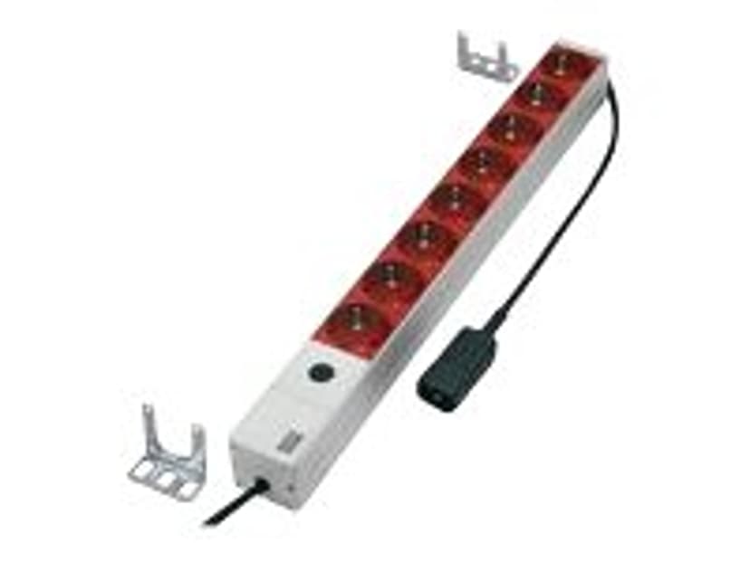 Microconnect Strømfordelingslist (kan monteres i rack)