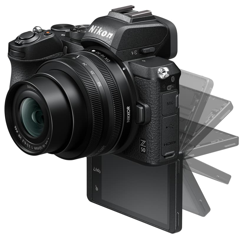 Nikon Z 50 + Z 16-50mm f/3.5-6.3 VR + Mount Adapter FTZ