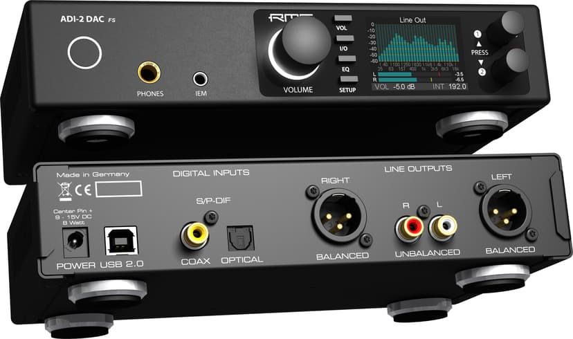 RME ADI-2 DAC og hodetelefonforsterker
