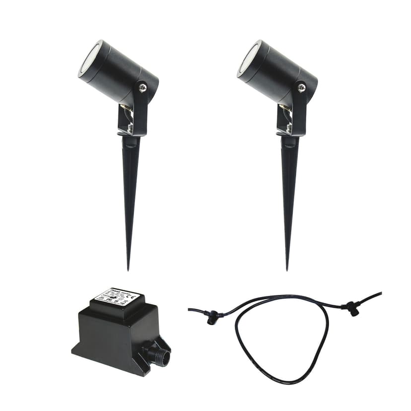 LightsOn Luna Starter Kit 2 x Lampa + Transformator + Kabel
