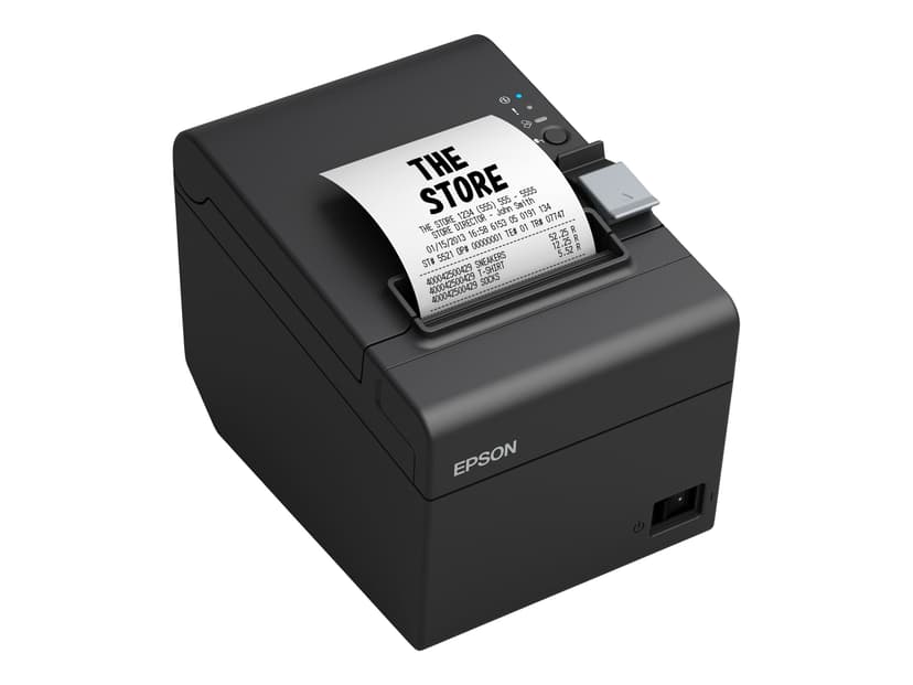 Epson Kvittoskrivare TM-T20III Ethernet Inkl Ström Svart