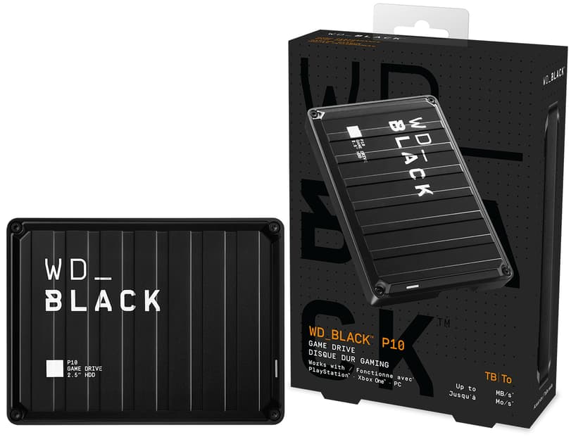 WD Black P10 Game Drive 4TB Svart