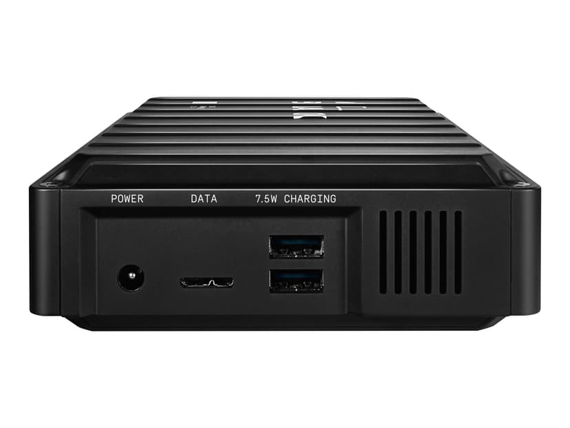 WD Black D10 Game Drive 8TB Musta, Valkoinen