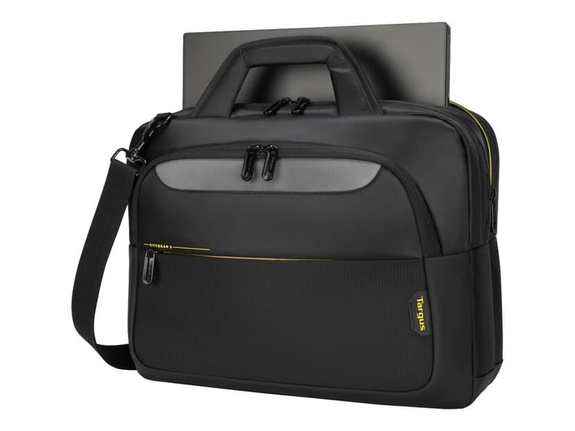 Targus CityGear Topload Laptop Case 3 15.6" Polyester, Polyuretan Svart
