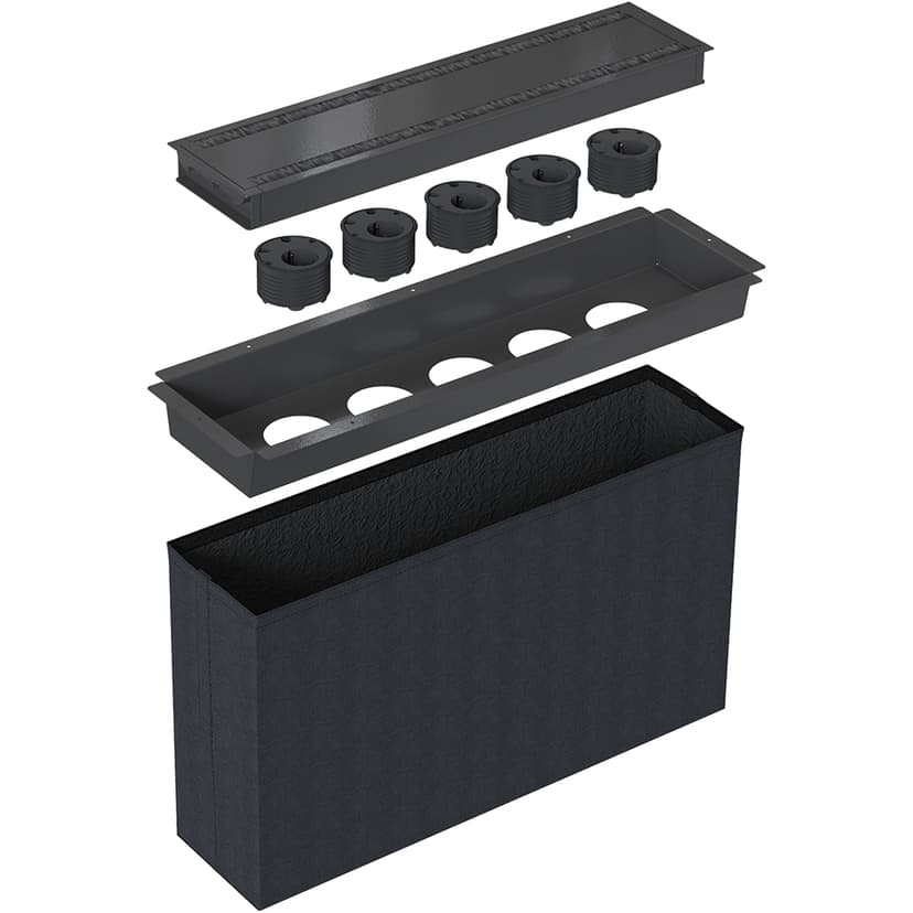 Axessline Powerdot Large Package With 5x935-PD10 Powerdots Black
