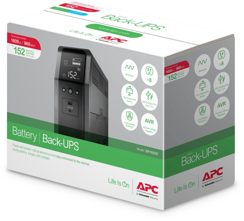 APC Back Ups Pro Br 960w 1600va Sinewave