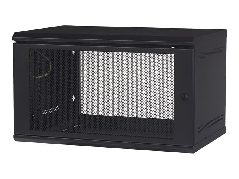 APC NetShelter WX AR106, 6U/HE, 19-tommers patchskap, veggmontering, umontert, 400 mm dybde