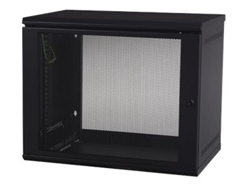 APC NetShelter WX AR109, 9U, 19 tuuman patch-kaappi, seinälle asennettava, kokoamaton, 400 mm syvä