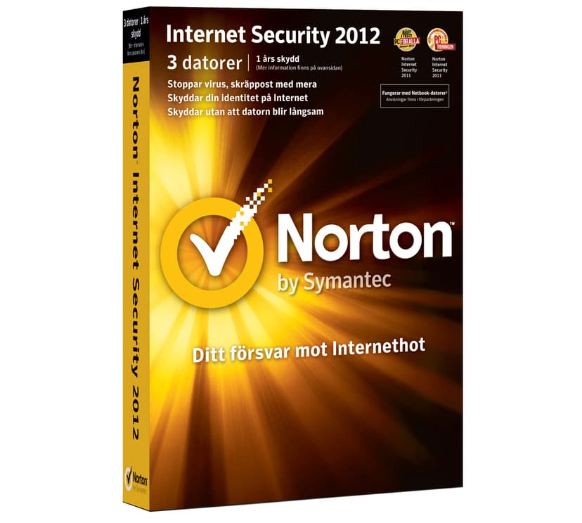 Symantec Norton Internet Security 2012 Win 3-Users CD