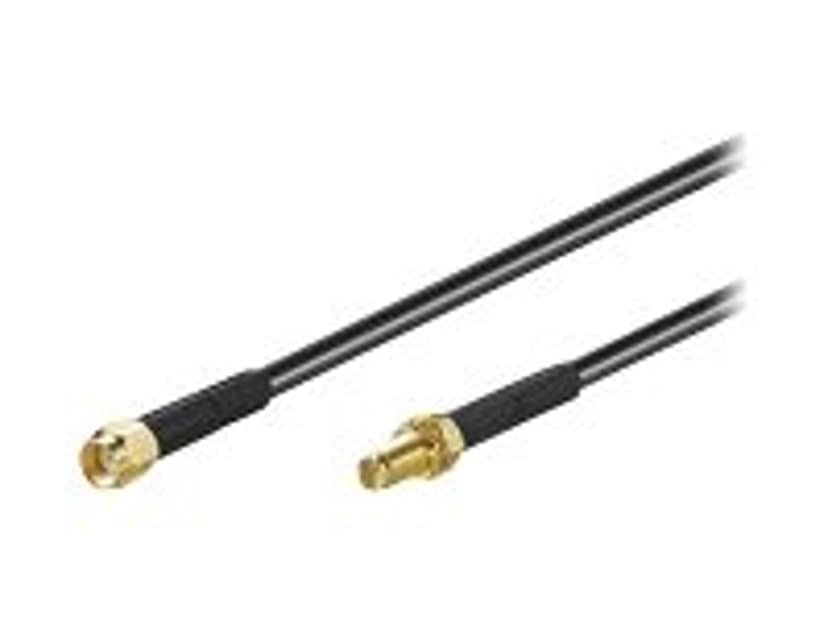 Microconnect Forlængerkabel til antenne RP-SMA RP-SMA 2m. Sort