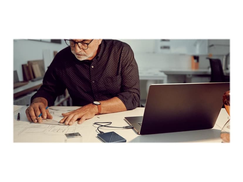 WD My Passport for MAC 4TB Sininen