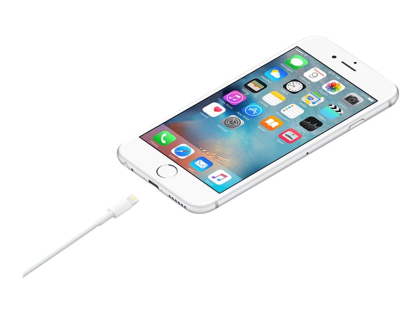 Apple Lightning to USB Cable 1m. Hvid