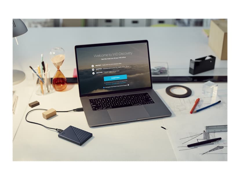 WD My Passport for MAC 5TB - (Fyndvara klass 1) Blå