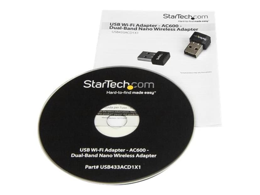Startech Wireless USB WiFi Adapter – Dual Band AC600 Wireless Dongle