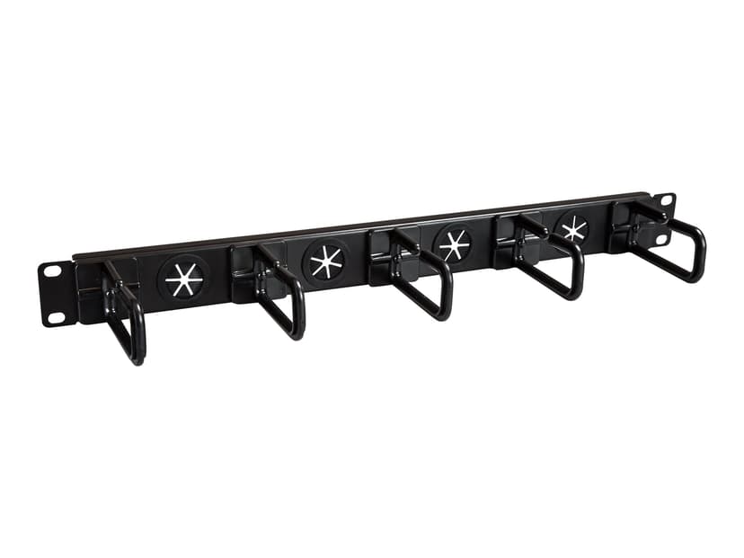 Startech Horizontal 1U Server Rack Cable Management w/ D-Ring Hooks & Pass Through Holes
