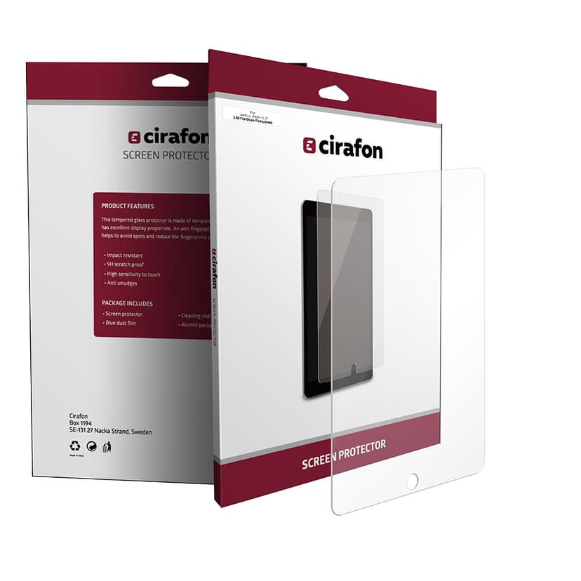 Cirafon Case Friendly iPad 10.2" 7th gen, iPad 10.2" 8th gen, iPad 10.2" 9th gen