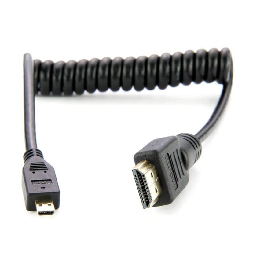 Atomos Micro HDMI to Full HDMI Cable 0.45m Micro HDMI HDMI Svart