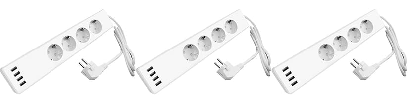 Prokord Smart Home WiFi Power Strip + USB 3-Pack