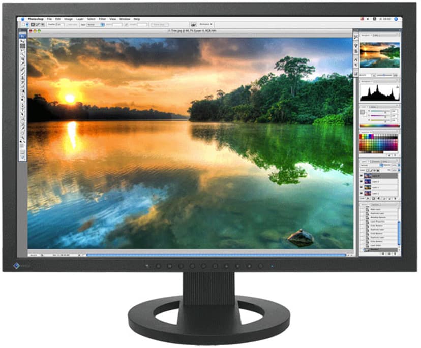 EIZO Coloredge Cg223w-BK 22" Wide TFT Black #Demo