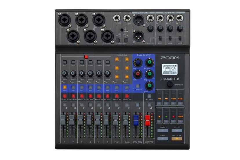 Zoom  LiveTrak L-8